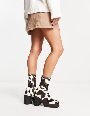 steve madden cow booties