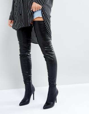 steve madden over the knee high heel boots