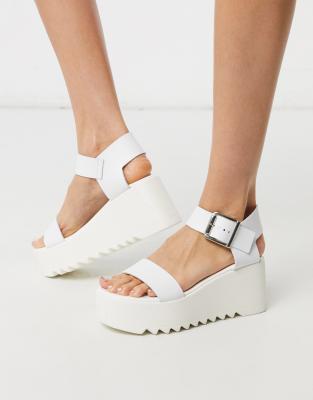 steve madden white sole sandals