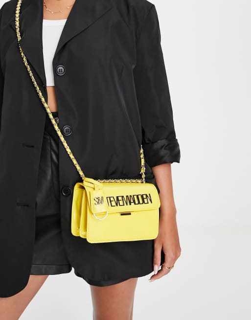 Steve madden store purse yellow