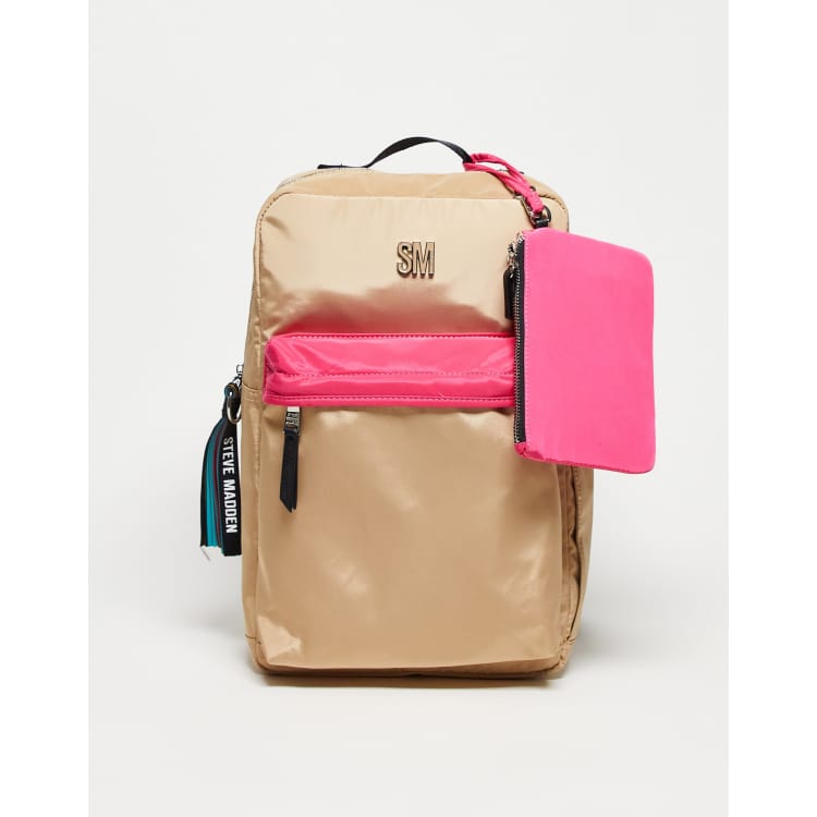 Steve madden light pink backpack 2025