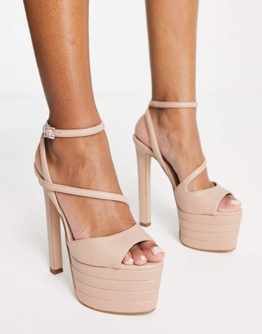 Blush pink hot sale dress sandals