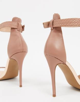blush stiletto heels