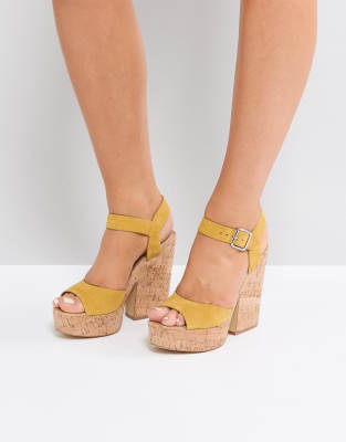 steve madden cork platform