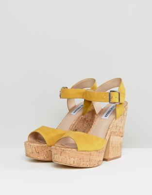 steve madden cork platform sandals