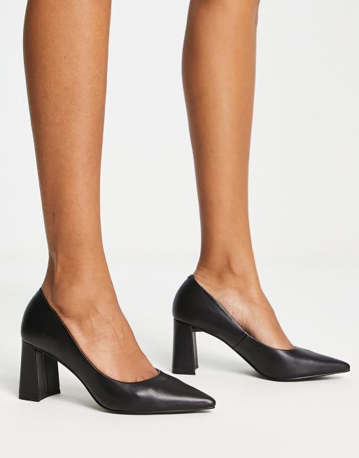 Steve madden black block on sale heels