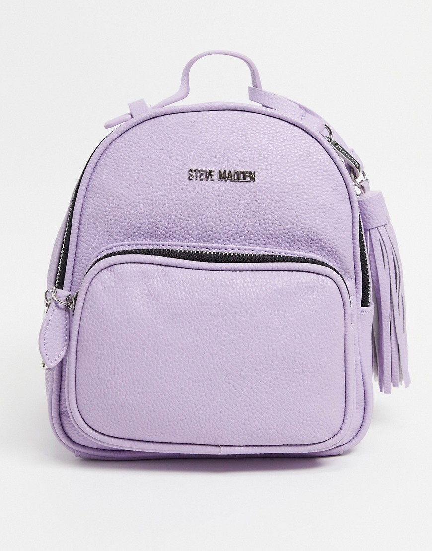 Steve Madden logo backpack in lavender-Purple