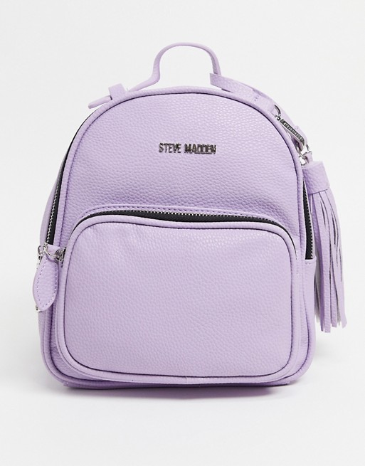 Steve Madden logo backpack in lavender