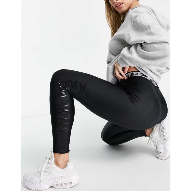 STEVE MADDEN Eden Shiny Cropped Leggings