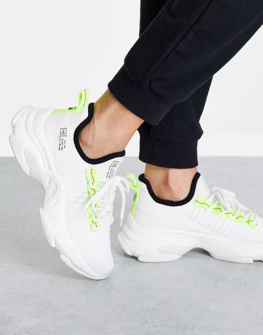 Steve Madden - Mac - Baskets de course en maille - Blanc