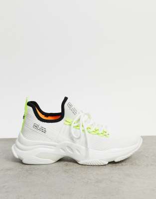 steve madden mac white trainers