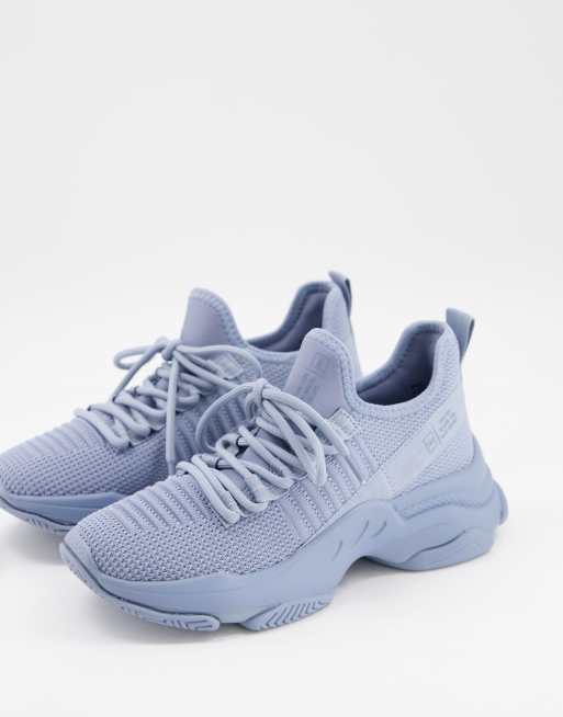 Comunista Persistencia Asistente Steve Madden Mac trainers in sky blue | ASOS