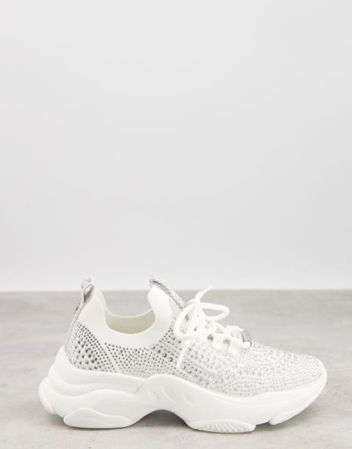 Steve Madden Mackie trainers in rhinestone | ASOS