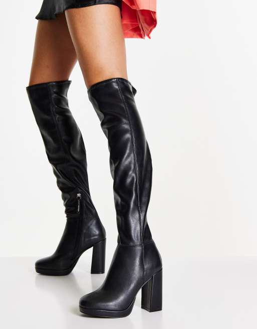 Steve madden leather shop over the knee boots