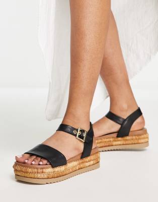 Steve madden all store black platform sandals