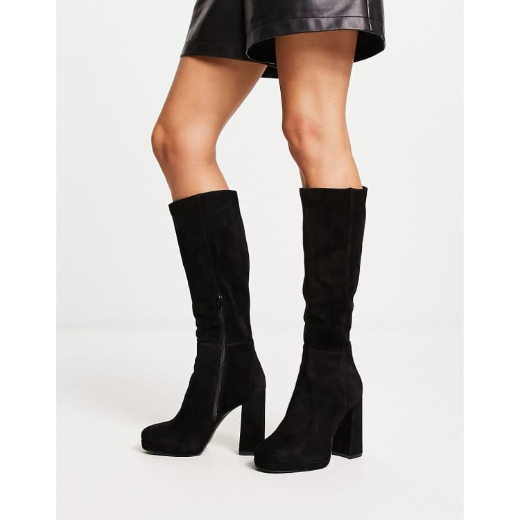 steve madden black suede shoes