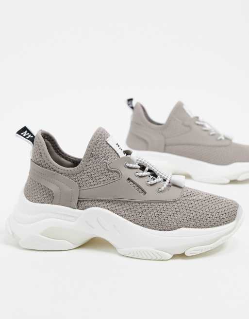 Steve Madden - Match - Baskets chunky - Taupe clair