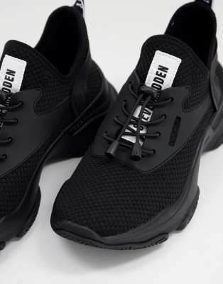 steve madden match sneakers black