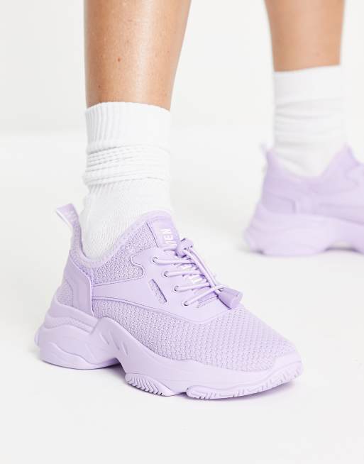 Australia atributo Intención Steve Madden Match chunky sneakers in lavender | ASOS