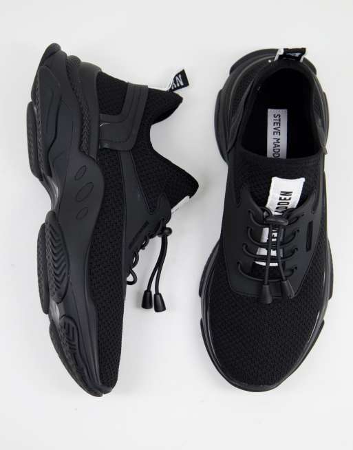 Steve madden black on sale trainers