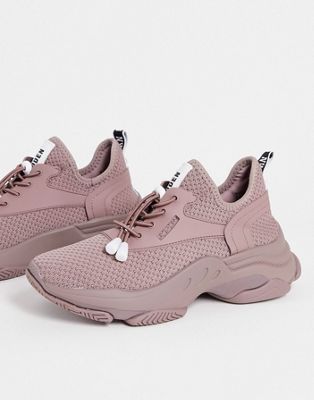Steve Madden Match chunky trainers in pink