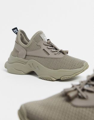 Steve Madden Match chunky trainers in taupe - ASOS Price Checker
