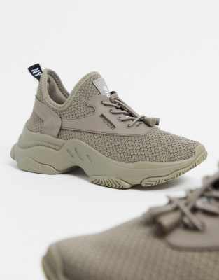 Steve Madden Match chunky trainers in taupe - ASOS Price Checker