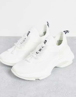 Steve Madden Match chunky trainers in white - ASOS Price Checker