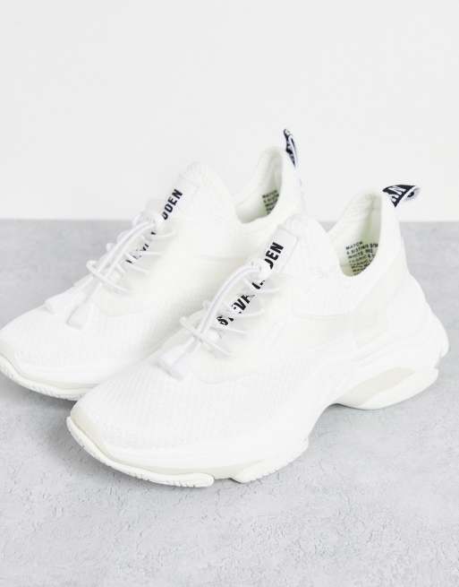 Steve Madden Possession chunky trainers in white, ASOS