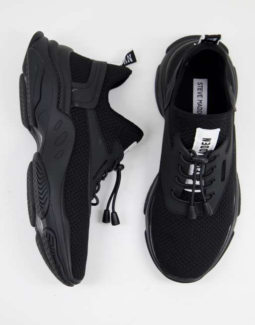 Steve Madden – Match – Czarne buty sportowe na grubej podeszwie , 2 z 4