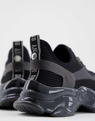 steve madden match black trainers