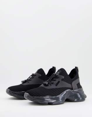 steve madden match black trainers