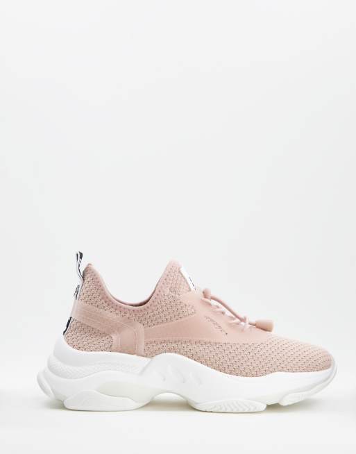 Steve Madden - Match - Sneakers met dikke zool in roze/wit