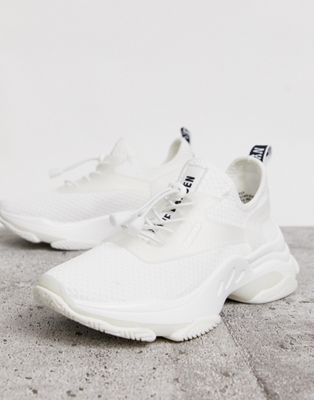 steve madden womens white sneakers