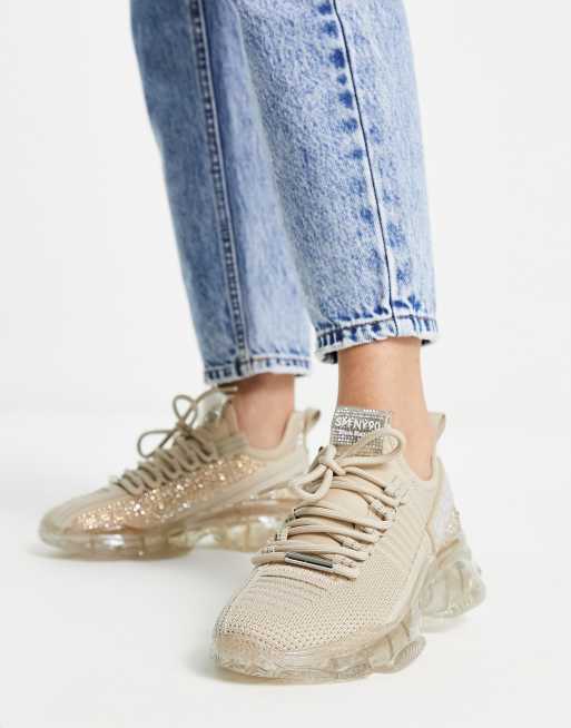 Steve madden antics store jogger sneakers rose gold