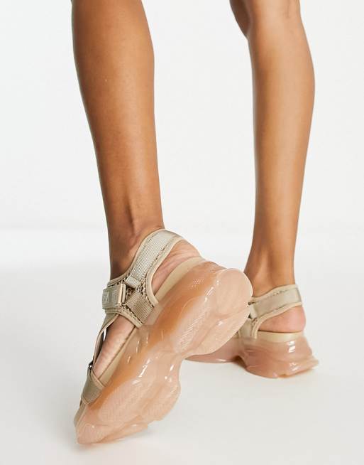 Steve Madden - Maximal - Sandales plates chunky - Beige multicolore, 2 de 4