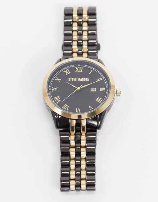 Steve madden shop black mens watch