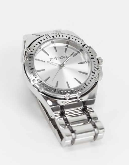 Steve madden stainless outlet steel watch