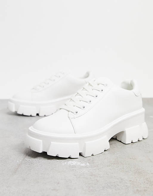 Steve Madden Michigan chunky sneakers in white | ASOS