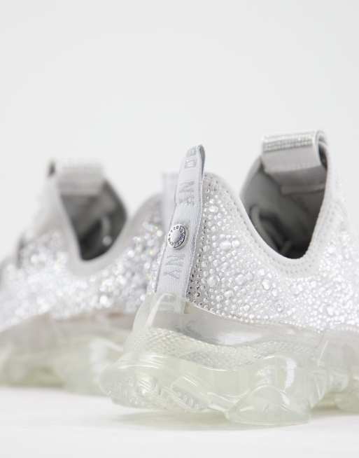 Steve madden hot sale diamante trainers