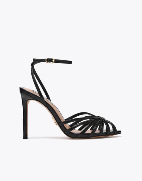Steve Madden Mizuna black heeled sandals in black - view 1