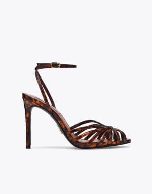 Steve Madden Mizuna tortoise heeled sandals in brown other
