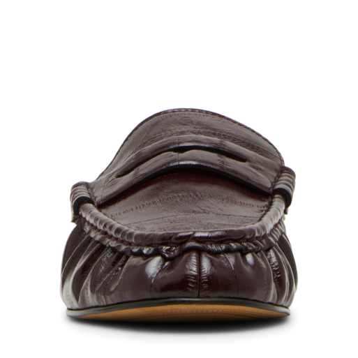 Steve Madden - Mocassins froncés style mules - Bordeaux, 2 de 4