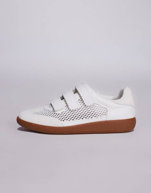Steve Madden Momentum velcro trainers in white, 2 of 5