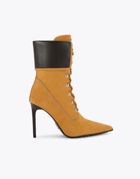 Steve Madden Morals wheat nubuck high ankle boots in tan - view 1