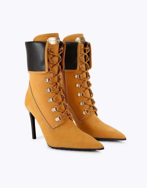 Steve Madden Morals wheat nubuck high ankle boots in tan, 2 of 4