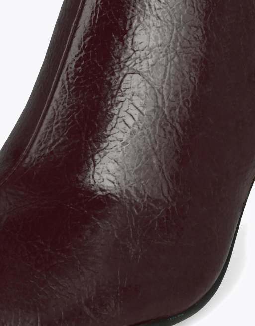 Steve Madden Morph wine high ankle boots in wine, 4 of 4