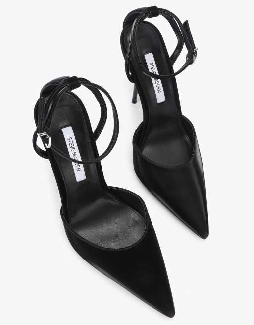 Steve Madden Morrie black heeled sandals in black, 2 of 4