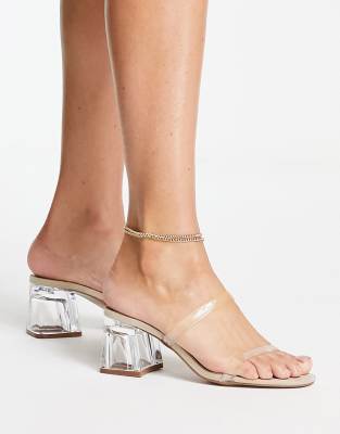 Steve Madden - Mott - Transparente Absatz-Sandalen