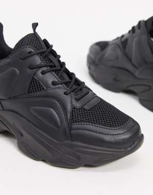 steve madden black trainers
